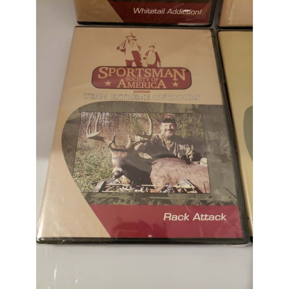(Lot of 4) SPORTSMAN SOCIETY OF AMERICA‎ Team Extreme Outdoors Hunting DVDs - Picture 6 of 6